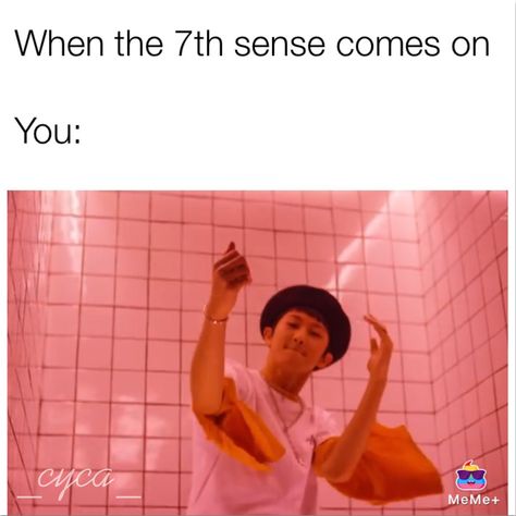 When the 7th sense comes on #the7thsense #nctu #mark #kpop #meme Mark Kpop, The 7th Sense, The Way I Feel, Kpop Meme, Kpop Memes, Bigbang, Nct, Sense, Feelings