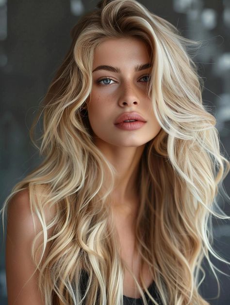 Embrace your blonde bombshell status with 35 show-stopping hairstyles for long hair. These versatile looks range from romantic waves to edgy textured styles, all designed to make the most of your golden mane. Discover chic updos, playful braids, and effortless everyday looks that complement your face shape and personal style. Elevate your hair game with these stunning blonde-friendly options.