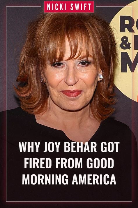 News of Joy Behar's departure from "The View" in 2013 came as a shock to many, but it wasn't the first time the fiery host had been given the boot. #JoyBehar #Television Joy Behar, Getting Fired, Good Morning America, The View, First Time, Swift, Good Morning, The First