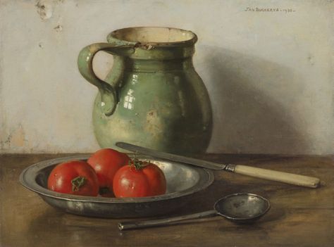 Jan Bogaerts «A still life with a green jug and tomatoes»,… | Flickr Panorama Photography, City Life Photography, Still Life Pictures, Life Drawing Reference, Still Life Artists, Still Life Images, Still Life Fruit, Still Life Photos, Still Life Oil Painting