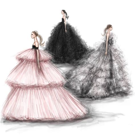 Shamekh Bluwi, Giambattista Valli Dress, Fashion Illustrators, Croquis Fashion, Miranda Priestly, Sketch Fashion, Fashion Illustration Tutorial, Fashion Design Books, Fashion Sketch