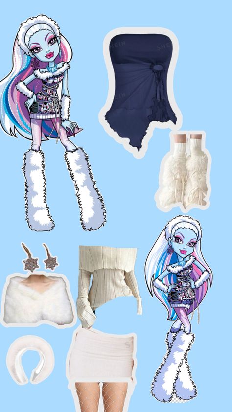 Abby Abominable Outfits, Abby Bominable Costume, Abbey Bominable Cosplay, Abbey Bominable Outfit, Monster High Abby, Abby Abominable, Abby Bominable, Monster High Halloween Costumes, Monster High Abbey