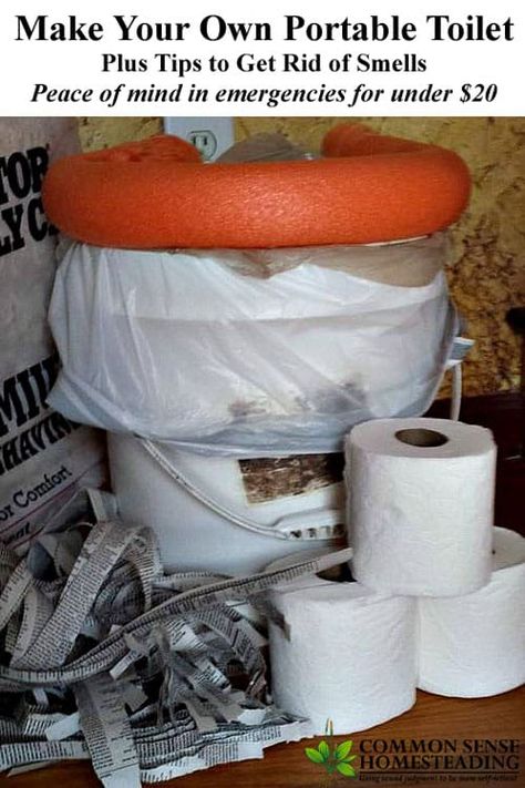 Diy Portable Toilet, Bucket Toilet, Emergency Toilet, Camping Toilet, Survival Ideas, Diy Toilet, Emergency Preparation, Composting Toilet, Self Sufficiency