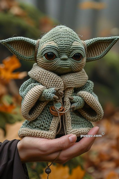 Crochet Free Patterns Amigurumi, Crochet Ideas For Beginners, Yoda Crochet, Free Patterns Crochet, Crochet Free Patterns, Crochet Animal Amigurumi, Crochet Animals Free Patterns, Amigurumi Ideas, Tapestry Crochet Patterns