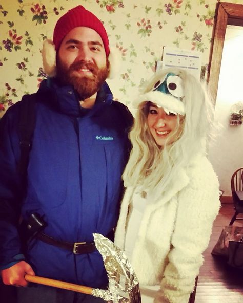 Thought my red beard would bode well for a Yukon Cornelius costume (featuring my girlfriend as "The Bumble") Yukon Cornelius And Bumble Costume, Christmas Movie Costumes, Beard Halloween Costumes, Reindeer Christmas Party, Rudolph Party, Voodoo Doll Costume, Christmas Costume Ideas, Halloween Beard, Yukon Cornelius