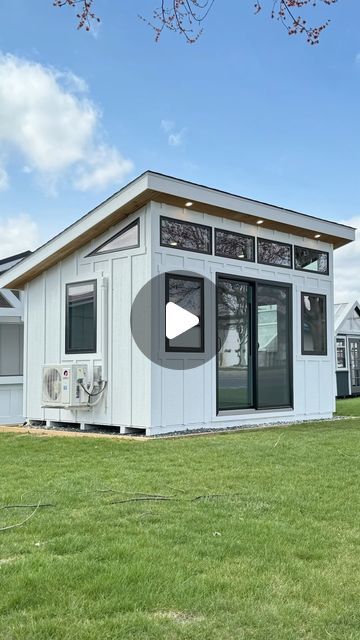 Lapp Structures LLC on Instagram: "If it means having a #homeoffice like this in my backyard then I think I could looks past a window!  #sheshed #mancave #tinyhouse #shedideas" Boho She Shed Interior Ideas, Boho She Shed Interior, Boho She Shed, She Shed Craft Room Ideas, Sheds Turned Into Homes, She Shed Interior Ideas, She Shed Craft Room, She Shed Interior, North Carolina Cabins