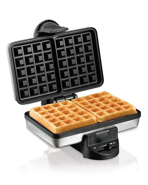 Almond Flour Waffles, Best Waffle Maker, Waffle Machine, Waffle Irons, Crispy Waffle, Belgian Waffle Maker, Belgian Style, Belgian Waffles, Hamilton Beach