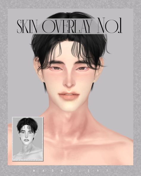 [Maoni_cat]skin overlay-No.1 | Patreon Sims 4 Mod Face, The Sims 4 Overlay Skin, Sigrun Skin Overlay Sims 4, Sims Body Presets Cc, Sims 4 Cc Skin Details Asian, Asian Skin Overlay Sims 4 Cc, Sims 4 Cc Anime Skin Overlay, Sims 4 Anime Skin Overlay, Skin Tones Cc Sims 4