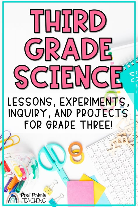 Grade 3 science lessons and ideas for teachers... especially in BC! These lessons, ideas, projects, experiments, and inquiry, cover all topics and will have you ready to teach science to students in third grade. Science Activities For Third Grade, Sped Science Lessons, Experiments For 3rd Grade, Easy 3rd Grade Science Experiments, 3rd Grade Science Curriculum, Elementary Science Curriculum, Science Lessons For 2nd Grade, Science Experiments Second Grade, Review Activities Elementary