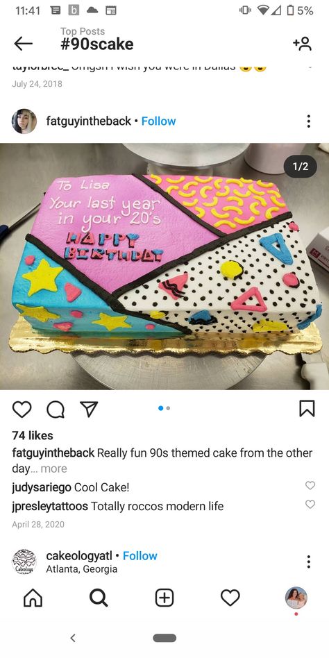 90s Sheet Cake, Birthday Sheet Cake, 90s Theme Party Outfit, 90s Theme Party, Birthday Sheet Cakes, 90s Theme, Sheet Cake, Theme Party, Cake Ideas