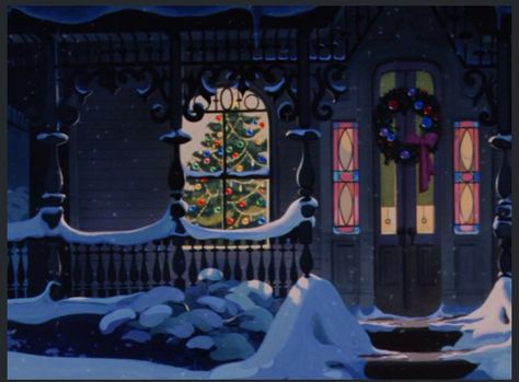 From The Lady and the Tramp opening scene. Christmas Gifs Animated, Lady Lady And The Tramp, Discord Gifs, Christmas Edit, Lady Lady, Cartoon Vintage, Retro Disney, Brush Paint, Disney Background