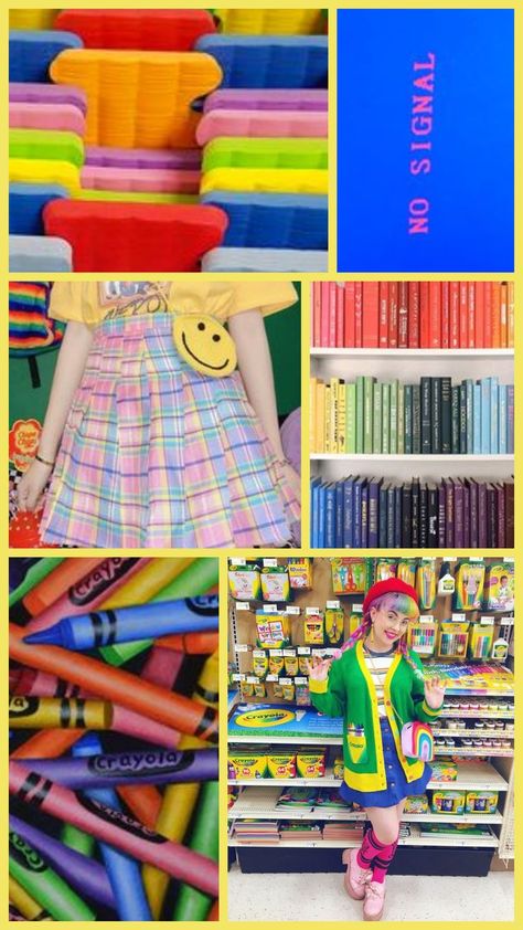 Vibrant Academia, Pastel Academia, Lalaloopsy Dolls, Academia Aesthetics, The Cardigans, Aesthetic Board, Academia Aesthetic, Saturated Color, Surreal Art