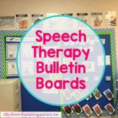 Speech Therapy Bulletin Boards, Therapy Bulletin Board, Speech Classroom Decor, Speech Bulletin Boards, Speech Room Decor, Function Outfit, Slp Organization, Do Your Job, Play Therapy Techniques