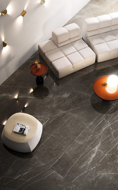 Pietra Grey Marble, Marble Interior, Grey Floor Tiles, Led House, Indoor Tile, Living Room Tiles, Floor Tile Design, Granite Flooring, Marble Flooring