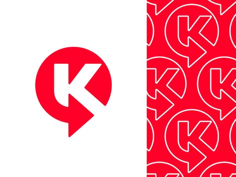 K / kaspersky / Circle K by Kakha Kakhadzen on Dribbble Click Logo, Radio Logo, Circle K, Business Branding Inspiration, Logo Design Inspiration Creative, Led Logo, Circle Logo Design, Graphic Design Cards, Arrow Logo