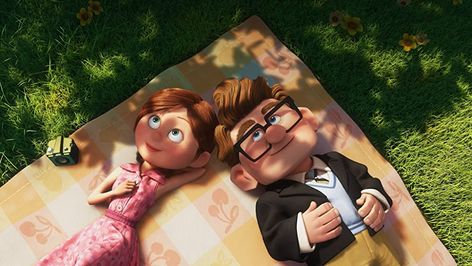 Up (2009) Up Carl Y Ellie, Disney Desktop Wallpaper, Carl Fredricksen, Up 2009, Up Pixar, Kirk Douglas, Romantic Picnics, Kids' Movies, Movie Wallpapers