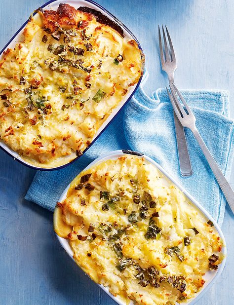 Fish Pie Recipe, Cheesy Leeks, British Biscuits, Sunday Lunches, Fish Pie, Savory Pies, Shellfish Recipes, Bbc Food, Delicious Magazine