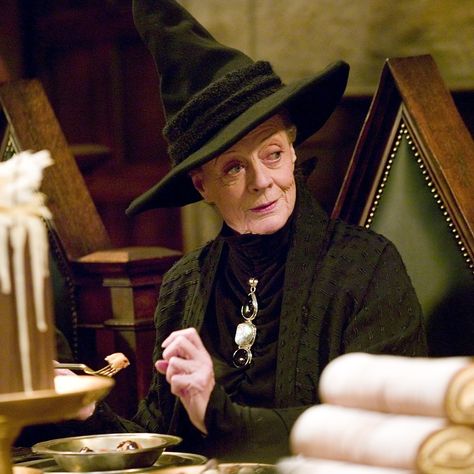 @wizardingworld posted on their Instagram profile: “Did you know that Minerva McGonagall was a Hatstall? (A term for when the Sorting Hat takes longer…” Maggie Smith Harry Potter, Minerva Mcgonagall, Harry Potter Theme Birthday, The Sorting Hat, Harry Potter Quizzes, Harry Potter Bday, Gryffindor Aesthetic, Harry Potter Games, Harry Potter Scene