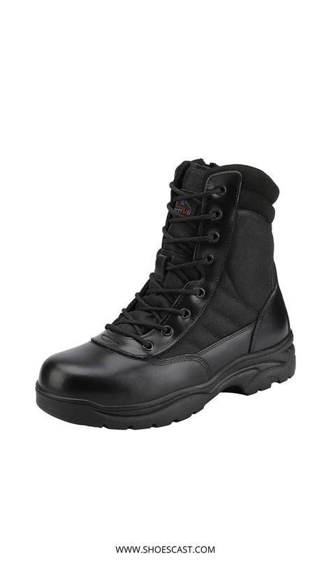 So, there’s a reason why Doc Martens aren’t that popular among police officers even though they’re high-quality and heavy-duty. Since Doc Martens require you to wear them down before they mold to your foot and become more comfortable, police officers aren’t drawn to them. #shoecast #Shoes #ShoeLove #ShoeStyle #ShoeAddict #FashionShoes #Footwear #ShoeObsession #Sneakers #HighHeels #Boots #FlatShoes #SandalSeason #ShoeInspiration #ShoeGoals #ShoeOfTheDay Police Boots, Highheels Boots, Heavy Duty Boots, Military Tactical, Shoe Inspiration, Police Officers, Shoe Obsession, Doc Martens, Shoe Style