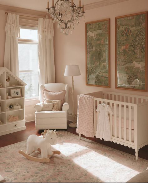 Savannah Nursery Theme, Bridgerton Themed Nursery, Magnolia Nursery Theme, Framed Wallpaper Panels Nursery, Love Shack Fancy Inspired Nursery, William Morris Nursery, Enchanted Garden Nursery, Vintage Fairytale Nursery, Large Nursery Layout