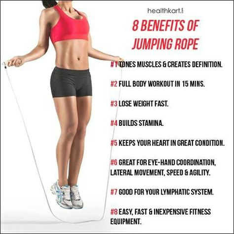 Why you should jump rope everyday! Benefits Of Jumping Rope, Jump Rope Benefits, Jump Rope Workout, Jumping Rope, Stomach Ulcers, Coconut Health Benefits, Work Outs, Yoga Routine, Jump Rope