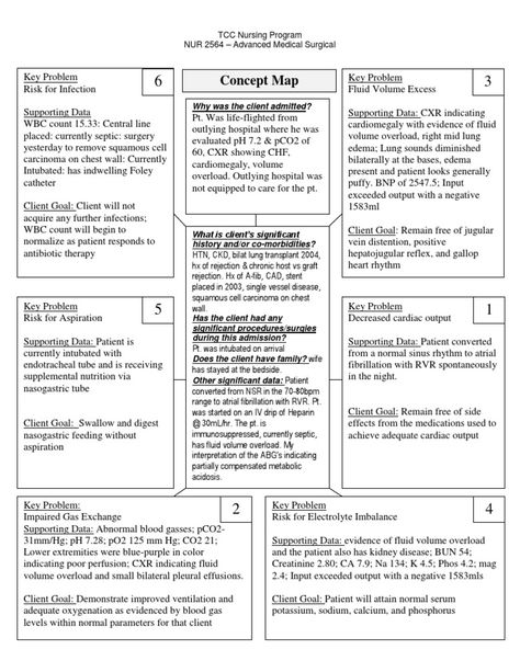 concept map for cc pt Nursing Process Concept Map, Nurse Concept Map, Concept Map Nursing Care Plans, Nursing Concept Map Examples, Nursing Clinical Instructor Ideas, Concept Maps Nursing Student, Nursing Concept Map Template, Fluid Volume Excess, Concept Map Nursing