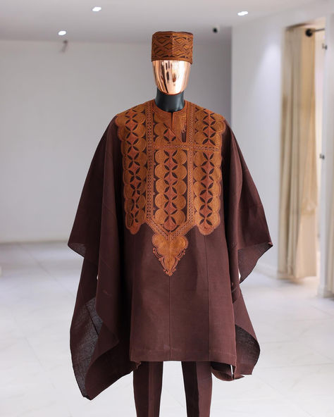 What you get:

Agbada
Dashiki men’s top Imessage Text, Embroidery Traditional, Dress Code, Dress Codes, Reaction Pictures, Ghana, Chocolate Brown, Burnt Orange, Instagram A