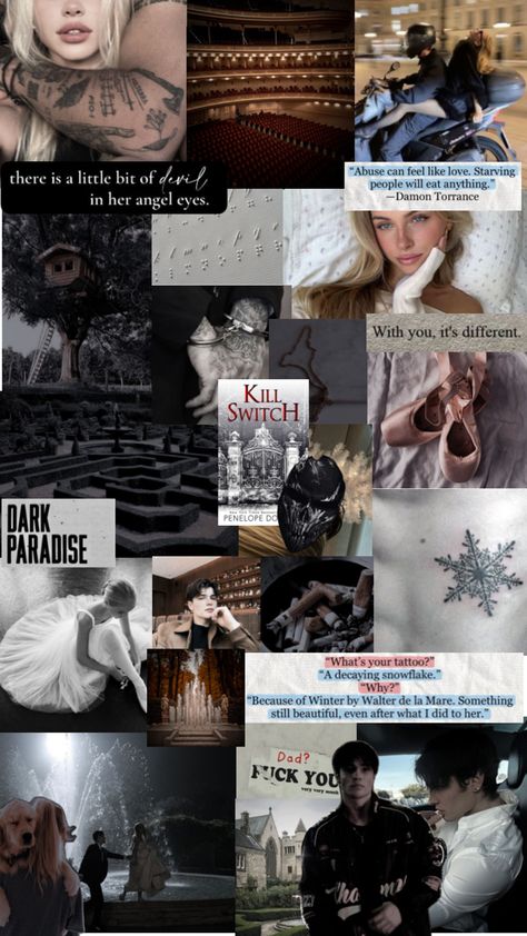 Kill Switch by Penelope Douglas || Winter Ashby & Damon Torrance Damon And Winter Kill Switch, Kill Switch Penelope Douglas, Penelope Douglas Books, Switch Aesthetic, Damon Torrance, Winter Ashby, Devil's Night Penelope Douglas, Book Journaling, Dr Book