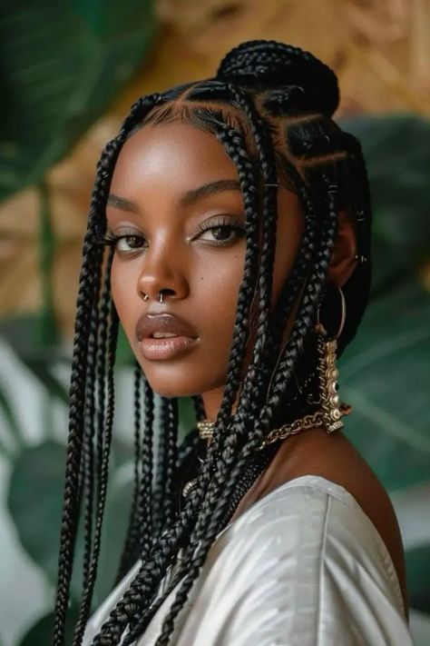 Hairstyles Design, Goddess Braids Hairstyles, American Hairstyles, Pelo Afro, Hot Hair Styles, Inner Goddess, Cornrow Hairstyles, Braided Hairstyles For Black Women, African American Hairstyles