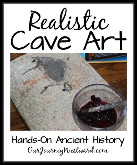 Realistic Cave Paintings: An Ancient History Art Project Cave Quest Vbs, Cave Quest, Art History Timeline, Art History Memes, Art History Lessons, Funny Art History, Cave Painting, Cave Art, Prehistoric Art