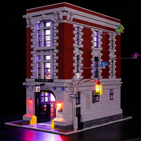 LED Light Kit: Perfect for LEGO Ghostbusters 75827 Firehouse Headquarters Building Kit. Note - Not include the Lego Model, This is the 3rd party Lego Accessory Ghostbusters Building, Lego Ghostbusters, Ghostbusters Firehouse, Lego Models, Lego Group, Stem Toys, Electronic Parts, Group Of Companies, Types Of Lighting