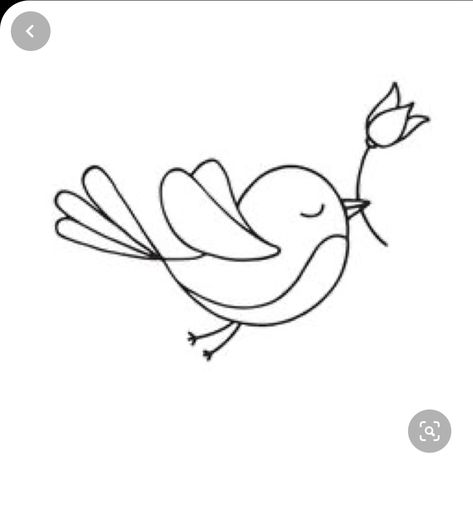 Bird Embroidery Simple, Robin Drawing Simple, Simple Bird Drawing, Robin Drawing, Cute Bird, Patch Aplique, Bird Embroidery, Book Art Diy, Bird Drawings