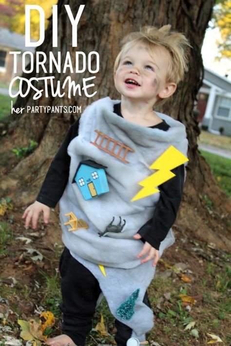 Diy Tornado Costume, Diy Tornado, Tornado Costume, Karneval Diy, Diy Fantasia, Toddler Boy Costumes, Toddler Boy Halloween Costumes, Halloween Costumes Kids Boys, Diy Costumes Kids