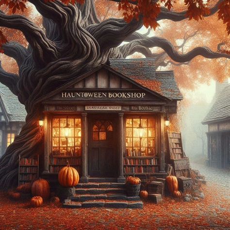 Halloween Bookshops 🎃🍁🍂 Creepy Library, Spooky Library, Math Projects, Book Worm, Halloween Kids, Fall Vibes, Background Design, Book Worms, Fairy Tales