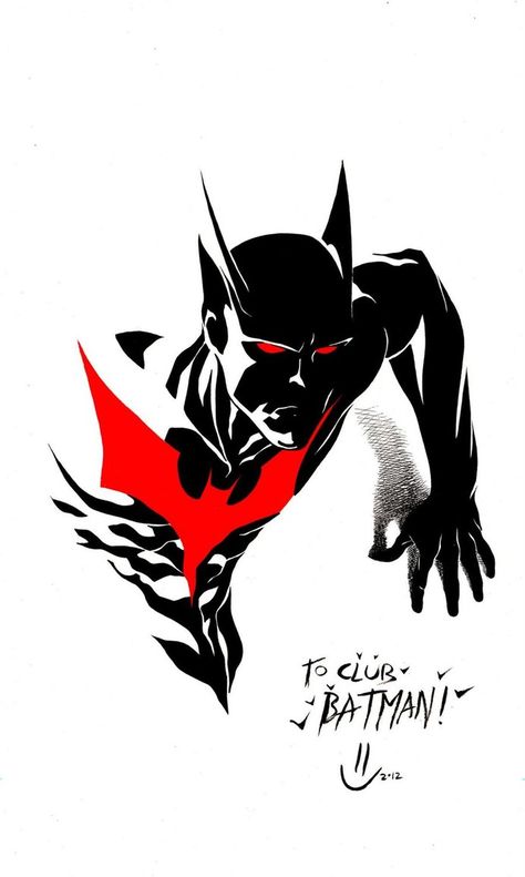 Marco Rudy Batman Beyond by Club-Batman on DeviantArt Beyond Tattoo, Batman Beyond Terry, Terry Mcginnis, Batman Drawing, Batman Beyond, Batman Universe, Im Batman, Batman Family, Batman Art