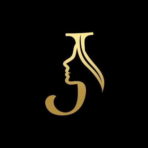 Face Logo Design, J Beauty, Logo Design Women, Hair Logo Design, Alphabet Art Print, Hair Stylist Logo, Skincare Logo, Hair And Nail Salon, Logo D