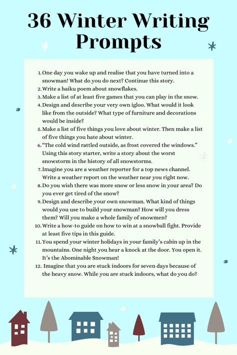 January Writing Prompts For Kids, Writing Prompts Christmas, Winter Prompts, Christmas Creative Writing, Winter Journal Prompts, Reflective Journal Prompts, December Writing Prompts, January Writing Prompts, 4th Grade Writing Prompts