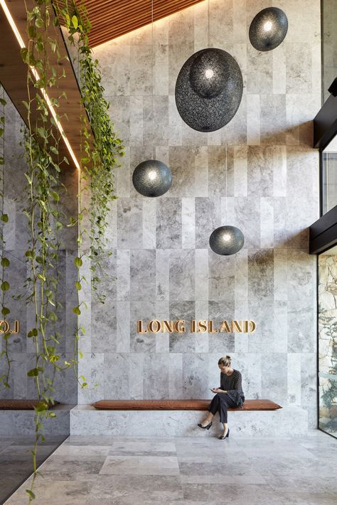 Gallery of Lucent Apartment Building / Plazibat Architects - 14 Entrance Lobby Design Residential, Lobby Design Residential, Building Lobby Design, Luxury Lobby Design, Green Lobby, Lobby Design Ideas, Luxury Lobby, Entrance Lobby Design, Small Lobby