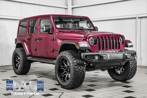 Jeep Wrangler Unlimited JL Sahara Tuscadero Pink Limited Edition Tuscadero Pink Jeep, Jeep Wrangler Unlimited Sahara, Pink Jeep, Jeep Wrangler Unlimited, First Car, Jeep Wrangler, Luxury Cars, Jeep, Dream Cars