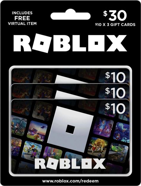 Get even more out of Roblox. Deck out your avatar and unlock additional perks in your favorite experiences when you use Roblox Gift Cards to purchase Robux (Roblox's virtual currency). Or get exclusive access to virtual items, a monthly Robux stipend, and more by redeeming your gift card for a Roblox Premium subscription. Each gift card grants and exclusive virtual item upon redemption. Roblox is a global platform where every day millions of people come together to explore, chat, and hang out in Roblox Gift Card, Birthday Pins, Giveaway Gifts, Roblox Gifts, Star Gift, Friends Show, Gift Card Giveaway, Free Gift Cards, Best Buy