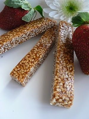 Sesame Seed Candy – TailsandSnouts: Spin, Dye, Knit, Repeat Sesame Seed Candy, Sesame Seeds Recipes, Organic Grocery Store, Honey Candy, Chocolate Chip Ice Cream, Candy Recipes Homemade, Sesame Seed, Homemade Candies, Mint Chocolate Chips