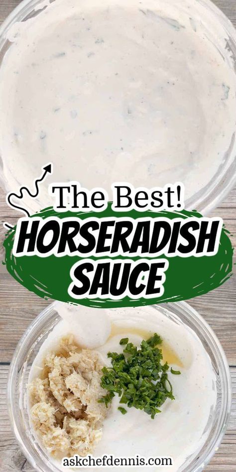 Best Horseradish Sauce, Horseradish Sauce Recipe, Prime Rib Sauce, Homemade Horseradish, Horseradish Recipes, Horseradish Cream Sauce, Creamy Horseradish, Creamy Horseradish Sauce, Sandwich Sauces