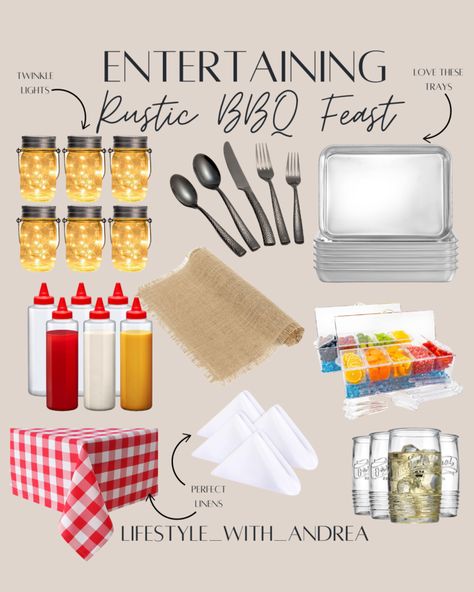 5 Captivating Summer Dinner Party Themes for Unforgettable Gatherings – Lifestyle with Andrea Southern Cookout, Barbecue Party Decorations, Bbq Theme Party, Tiki Glasses, Bbq Theme, Kebabs On The Grill, Summer Dinner Party, Come Dine With Me, Coconut Pudding