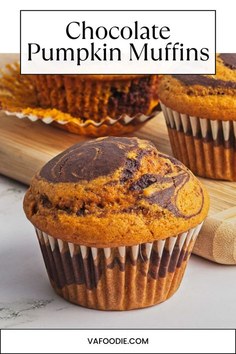 These chocolate pumpkin muffins are easy to make, lightly sweet, and perfect for a little fall treat. They’re unique and fun but surprisingly easy to make! Butterscotch Recipes, Chocolate Pumpkin Muffins, Homemade Baked Bread, Tasty Bread Recipe, Homemade Bread Easy, Chocolate Pumpkin, Vegetarian Desserts, Fall Desserts Easy, Best Bread Recipe