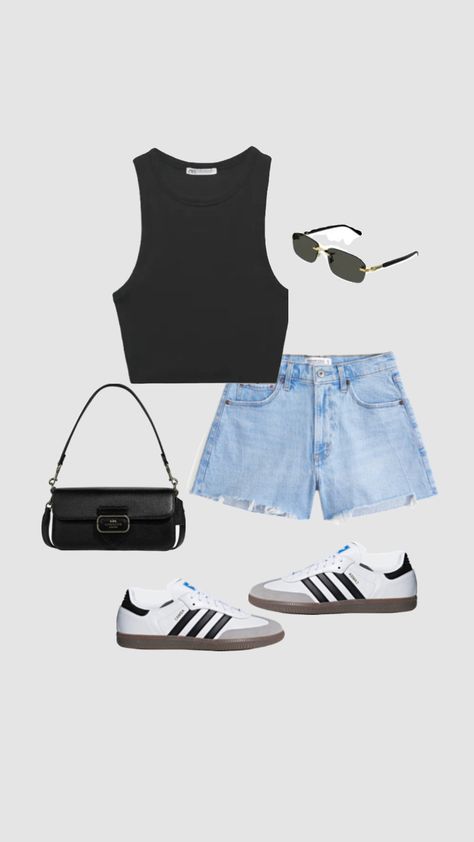 #sambas #outfitinspo #ootd #casualoutfitinpo #pinterestgirl Samba Outfit, Casual Day Outfits, Chill Outfits, Causual Outfits, American Beauty, Alternative Outfits, Summer Fashion Outfits, Adidas Samba, Casual Style Outfits