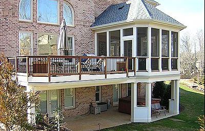 Porch Kits, Sun Rooms, Building A Porch, Patio Deck Designs, Deck Designs, Deck With Pergola, House With Porch, Decks Backyard, Porch Design