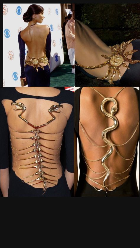 Spine Clothing, Moodboard Branding, Theme Dress, Dream Wedding Ideas Dresses, Metal Fashion, Art Idea, Back Jewelry, Pinterest Girls, Wedding Plans