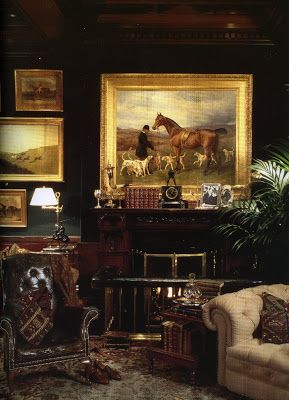 designers who also understood how the interior might shape its inhabitants’ identity and how cultural values are embedded within interior spaces. Ralph Lauren Home Living Room, Ralph Lauren Interiors, Ralph Lauren Bedroom, Ralph Lauren Store, Home Library Rooms, English Interior, Equestrian Chic, English Country Decor, English Decor