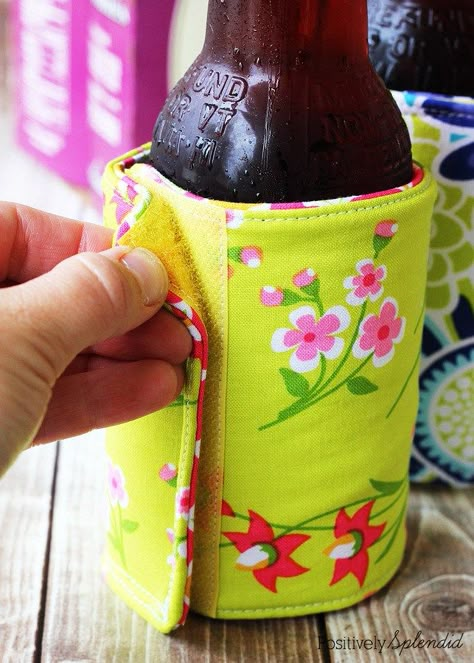 Koozies Diy, Syprosjekter For Nybegynnere, Tips Menjahit, Sew Ins, Costura Diy, Beginner Sewing Projects Easy, Creation Couture, How To Make Diy, Sewing Projects For Beginners