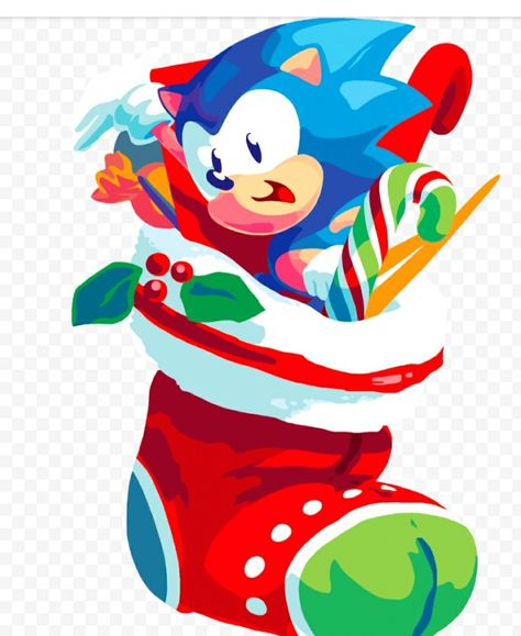 Christmas Sonic, Sonic Christmas, Sonic The Hedgehog Shadow, The Hedgehog Sonic, Shape Png, Christmas Logo, Sonic Mania, Classic Sonic, Nintendo Characters